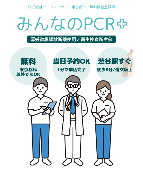 渋谷区無料PCR検査予約所